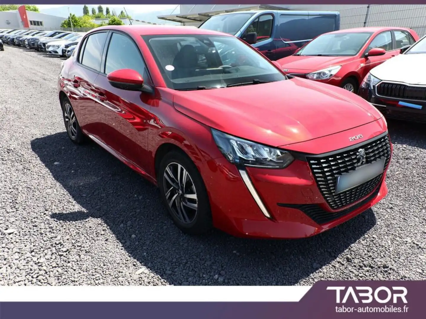 Peugeot 208 1.2 PureTech 100 Allure Pack GPS Rouge - 2