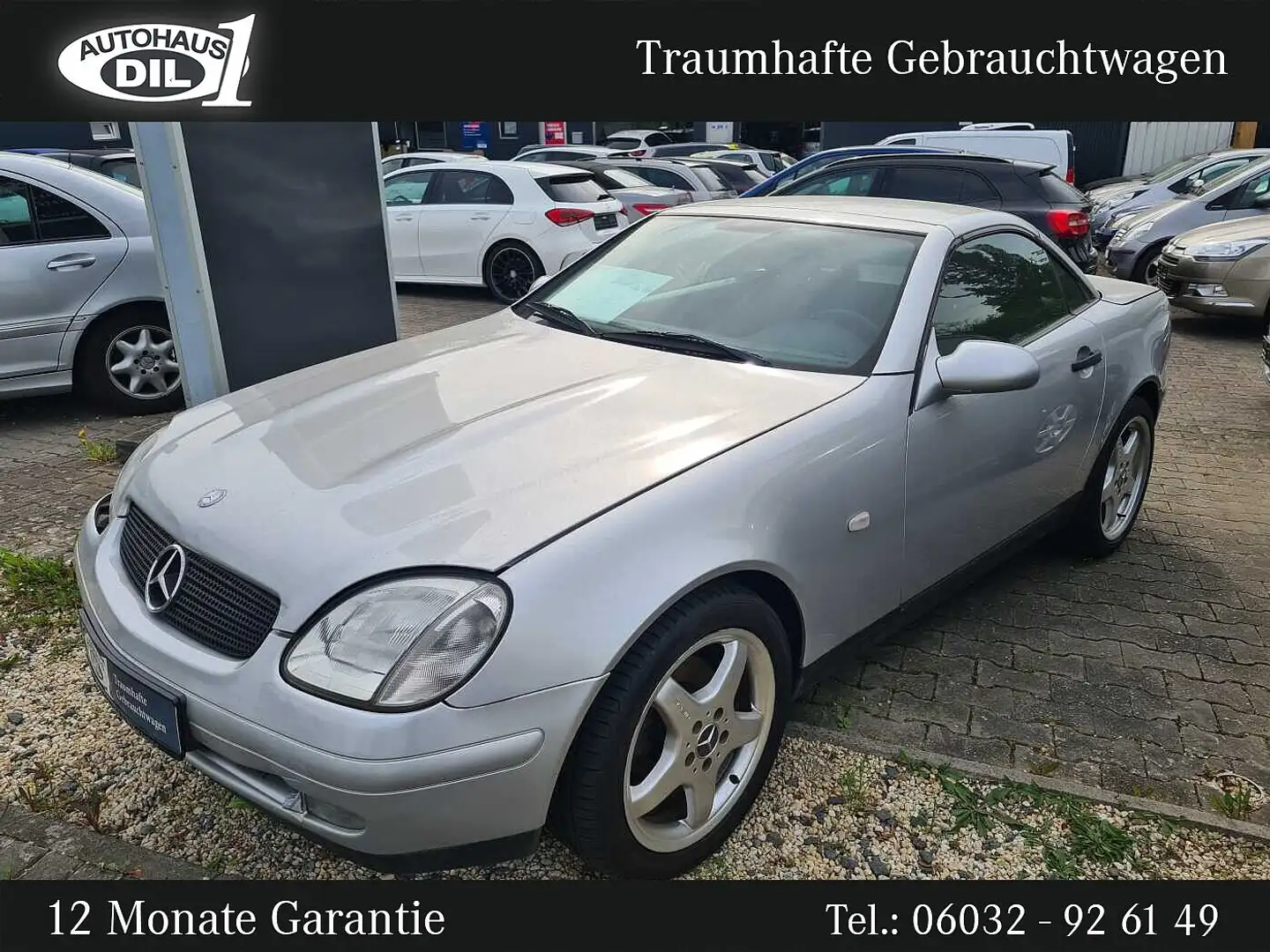 Mercedes-Benz SLK 200 *Scheckheftgeplegt* *Bastler+Gewerbe* Argent - 1