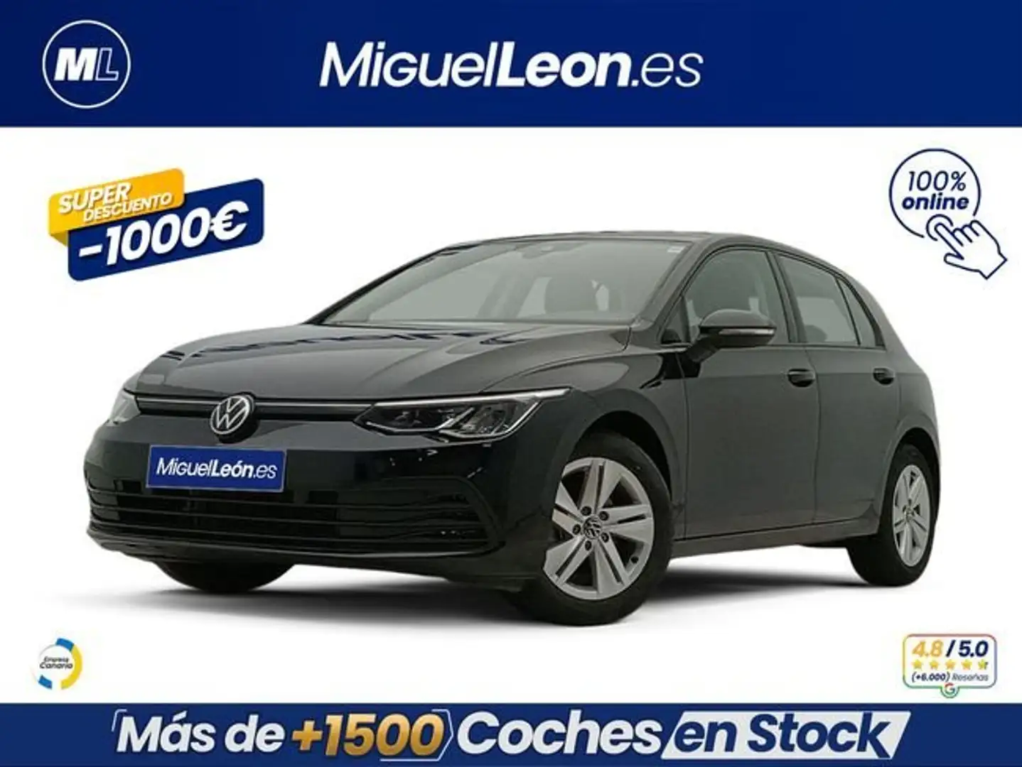 Volkswagen Golf 1.0 TSI Life 81kW Negro - 1