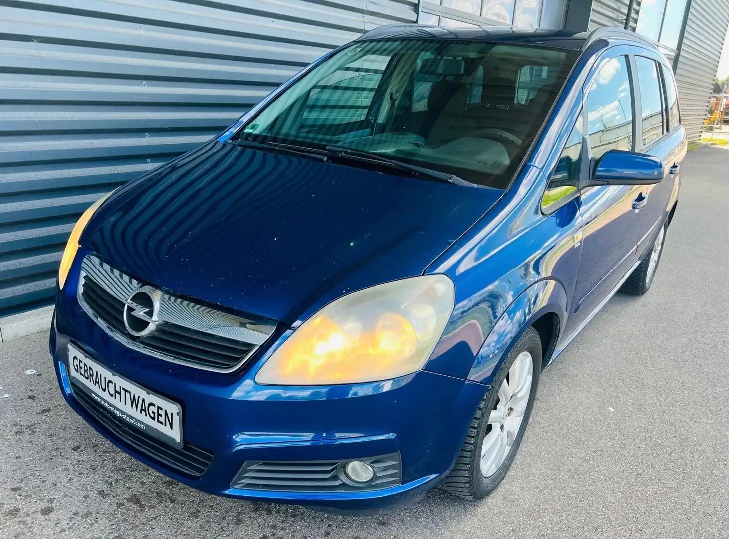 Opel Zafira B 1.6 16V Edition/Klima/Euro4/TÜV:10/2024 Blauw - 1