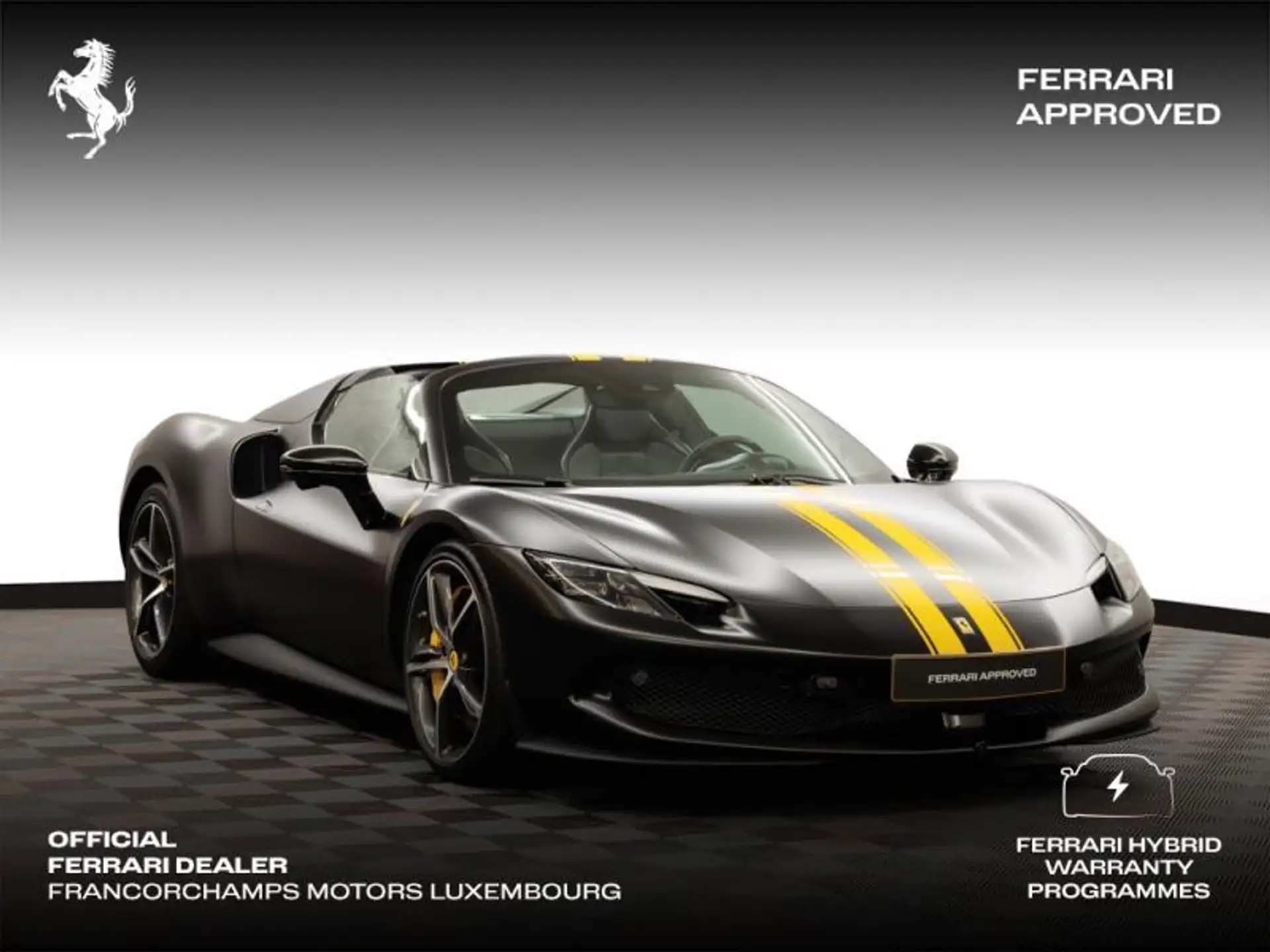 페라리 296 GTS 2024 검정 사진 1