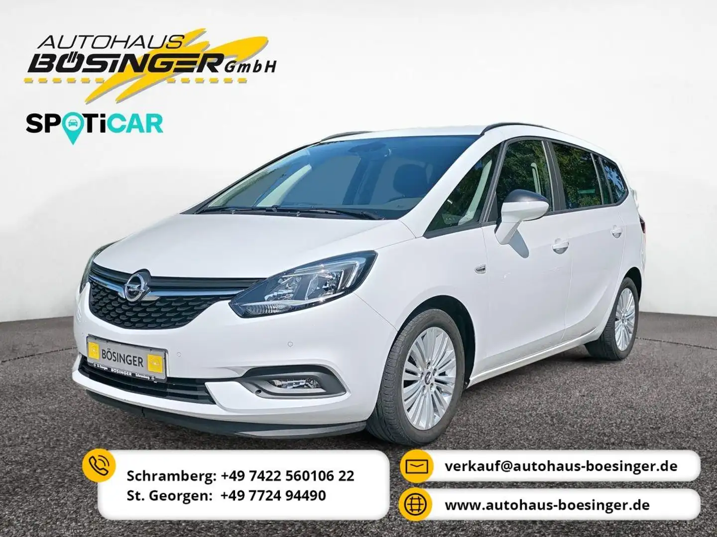 Opel Zafira Tourer ON 1.4Turbo / Kamera / SHZ / LHZ Blanc - 1
