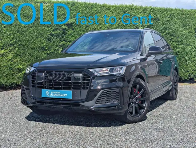 Audi Q7 !verkocht! 60 TFSi e 2x S line - geventuleerde sportzetels - ambiance