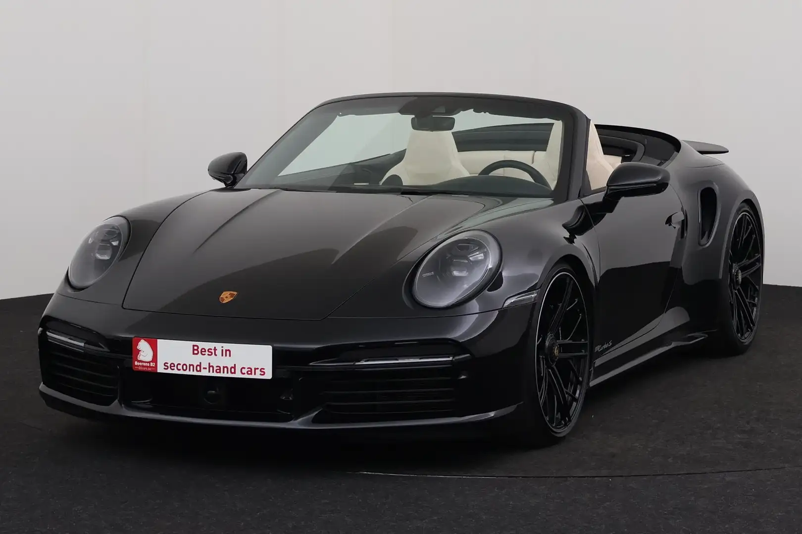 Porsche TURBO S CABRIO Noir - 1