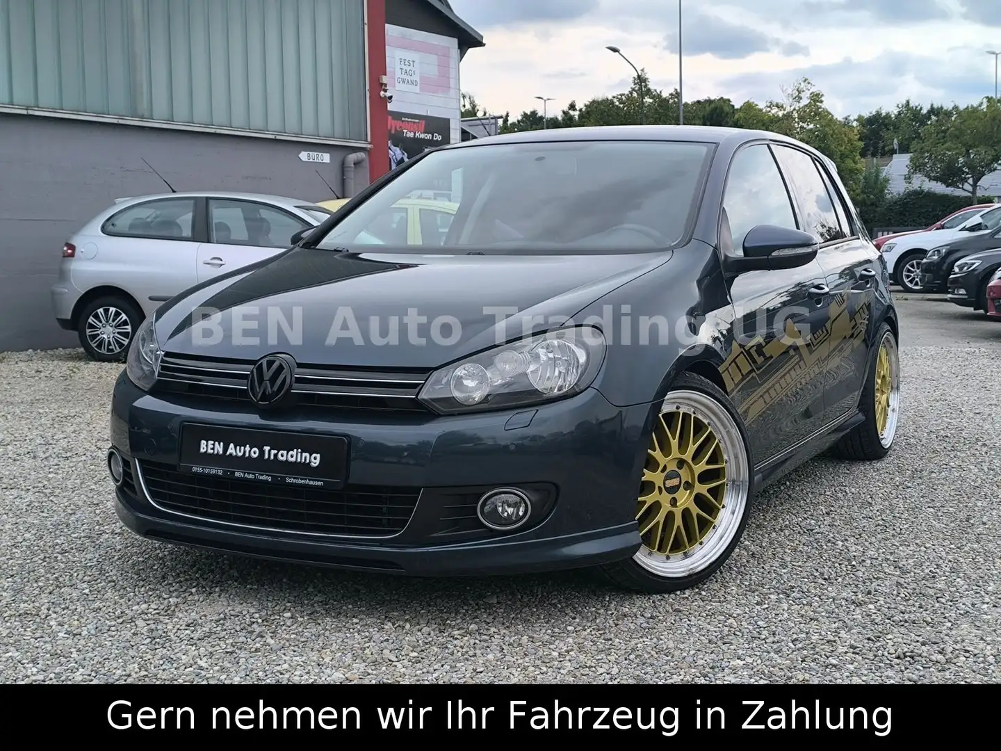 Volkswagen Golf VI Highline Eibach°19Zoll°PDC°Klima°Sthz°El Blau - 1
