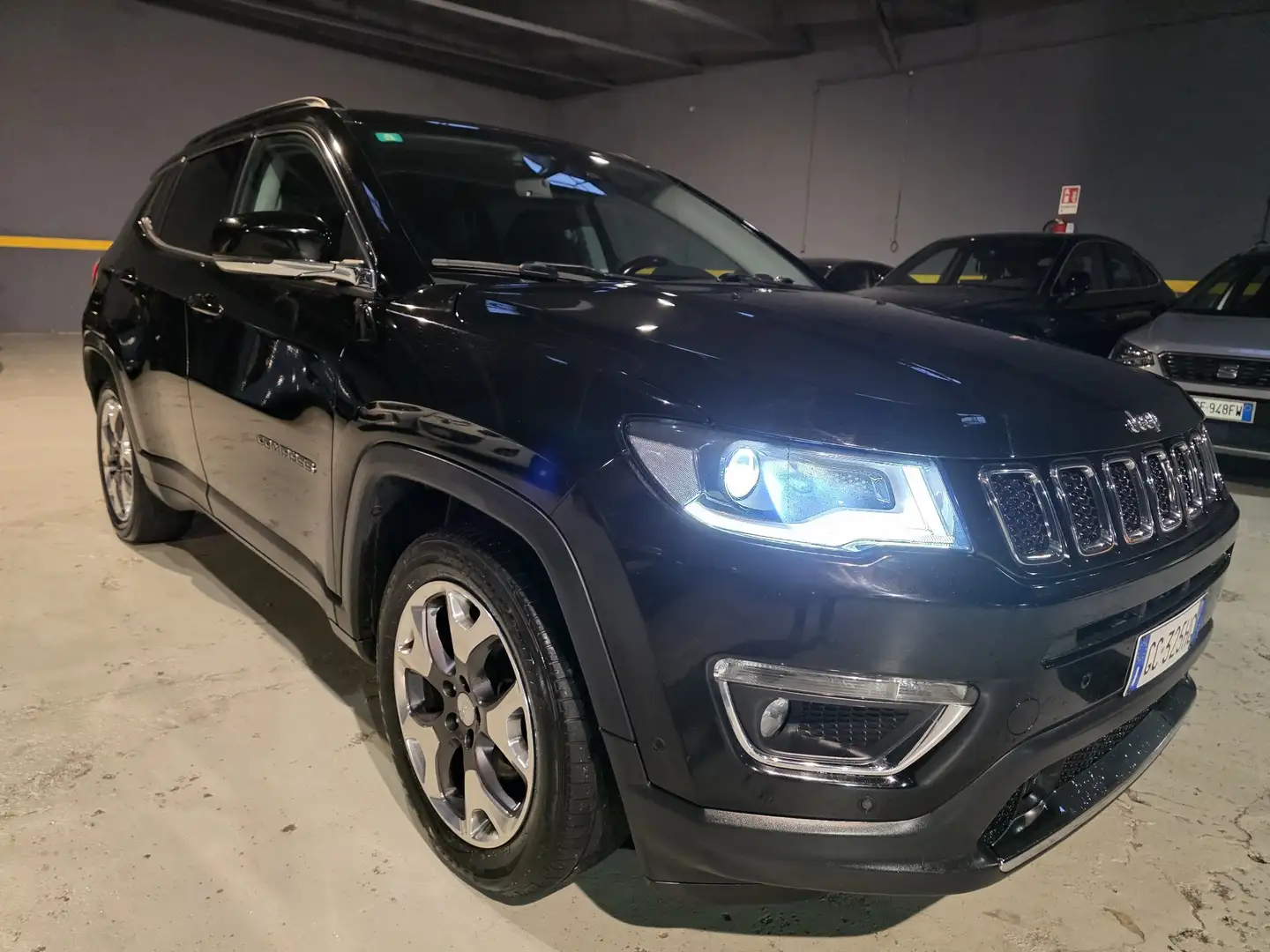 Jeep Compass 1.6 MJT LIMITED 120 CV PELLE TOTALE NAVI CARPLAY Nero - 1
