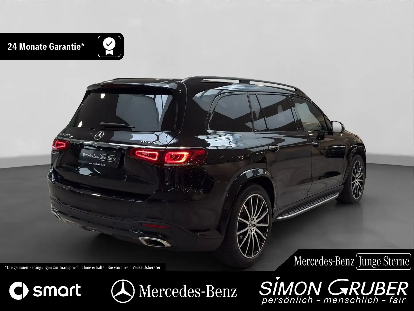 Mercedes-Benz GLS 580 4M AMG Webasto Pano 7Sitze 360 HUD AHK Schwarz - 2