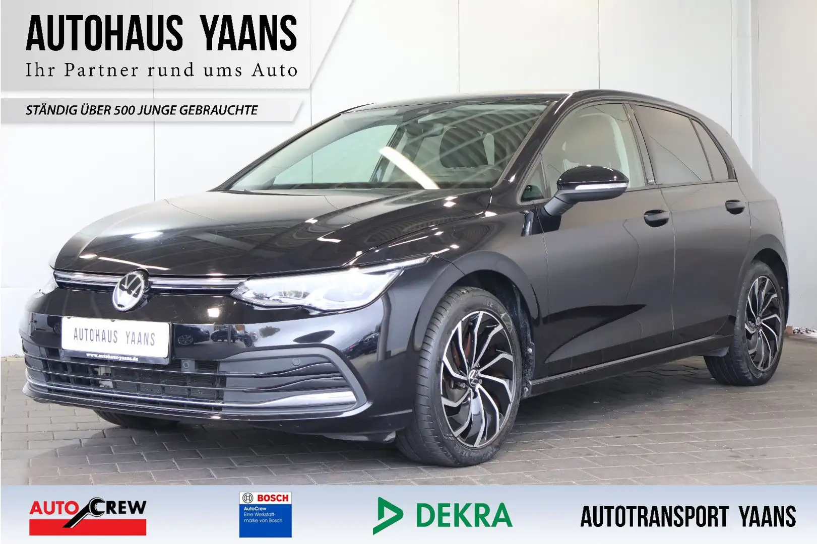 Volkswagen Golf VIII Life 1.5 eTSI HUD+AID+ACC+MATRIX+AHK Schwarz - 1