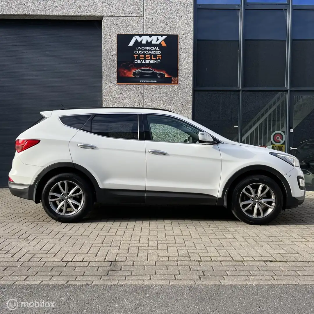 Hyundai SANTA FE 2.2 CRDi 4WD i-Catcher - Automaat Blanc - 2