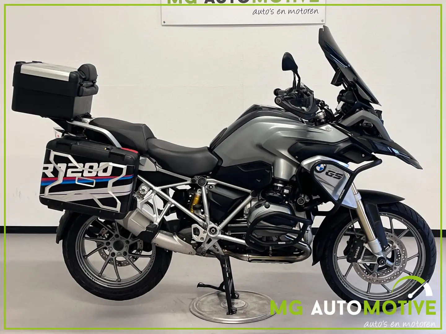 BMW R 1200 GS } R1200GS | ABS | ESA | Cruise | 3 koffers | Histo Grijs - 2