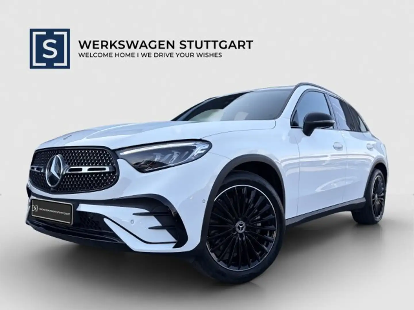 Mercedes-Benz GLC 220 GLC 220 d 4M AMG Night AHK Distro Sound Kam 20" Weiß - 1