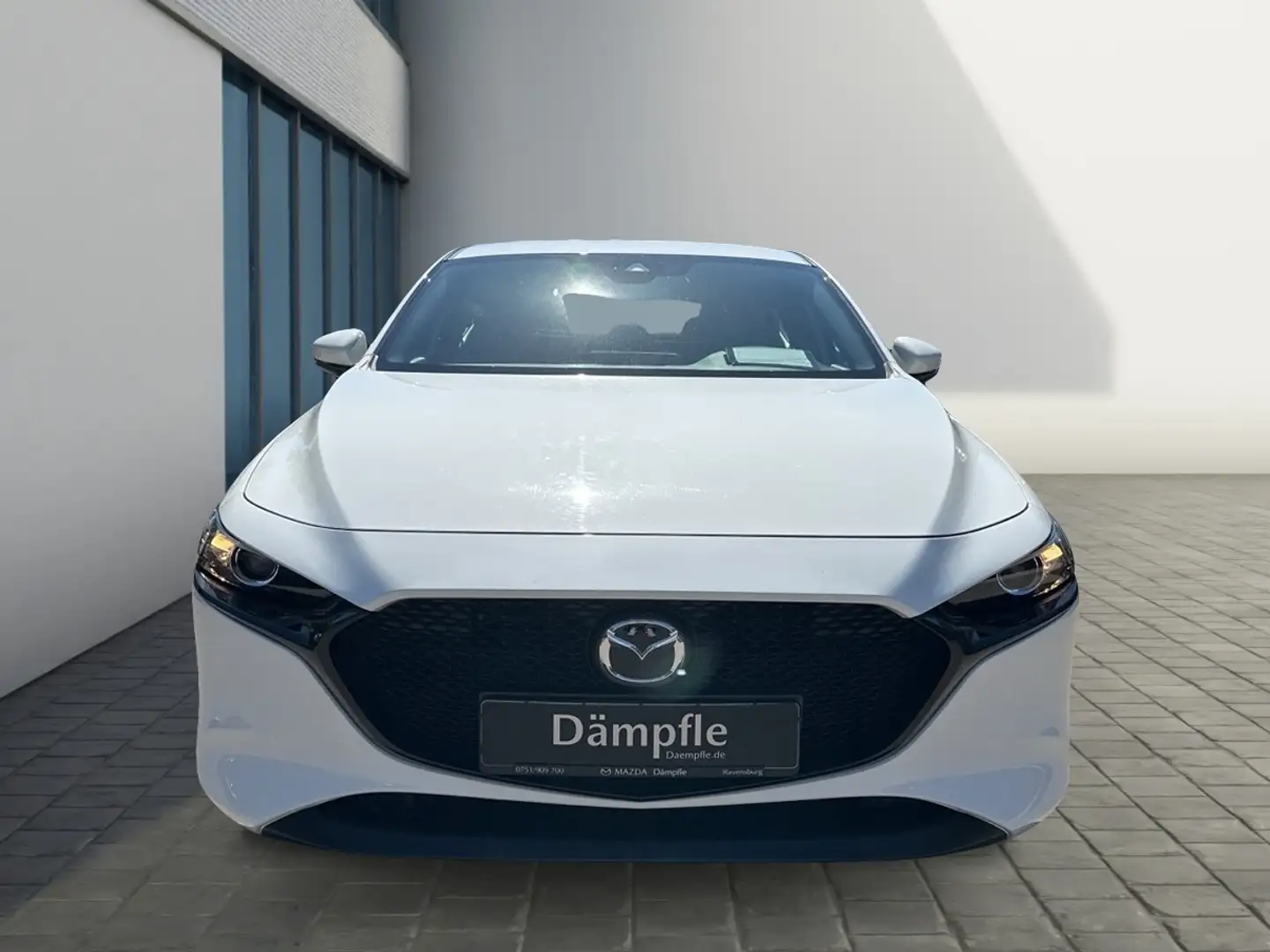 Mazda 3 SKYACTIV-G 2.0 M Hybrid Basis Blanc - 1