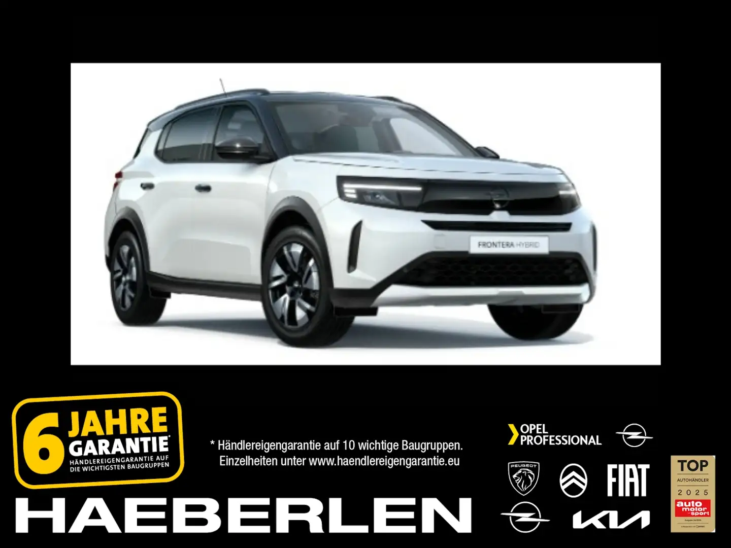 Opel Frontera 1.2 GS PDC*SHZ+LHZ*Kamera*Klima*Navi Blanc - 1