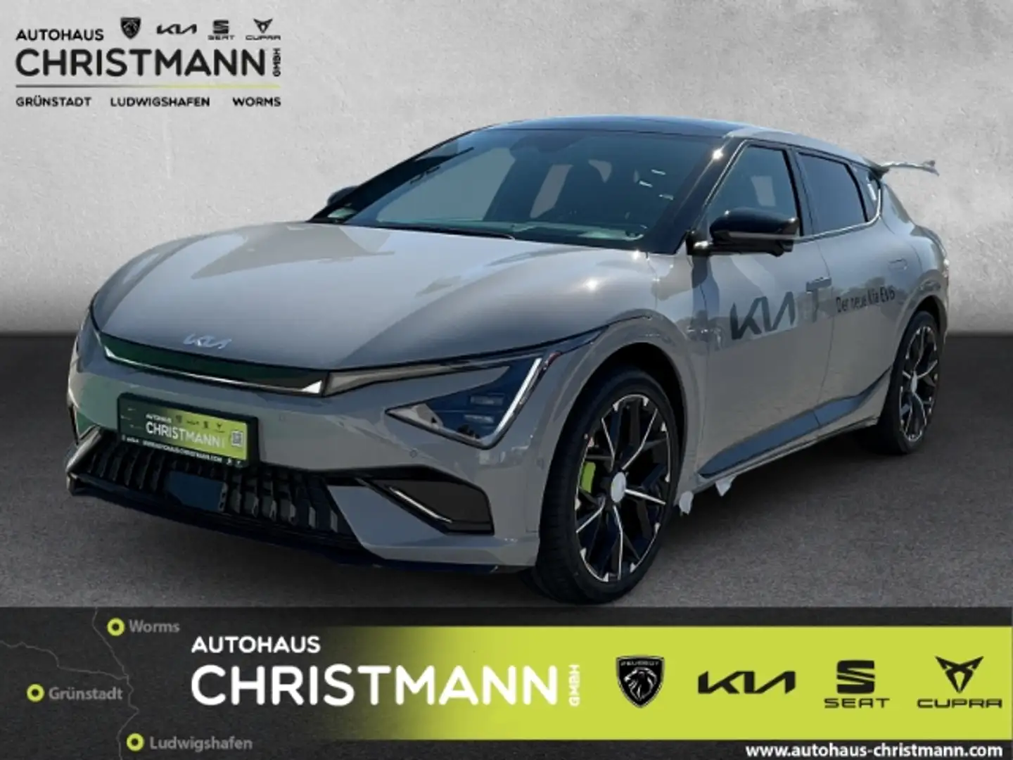 Kia EV6 GT 4WD Elektro 84 kWh *PANORAMAGLASDACH* Gris - 1