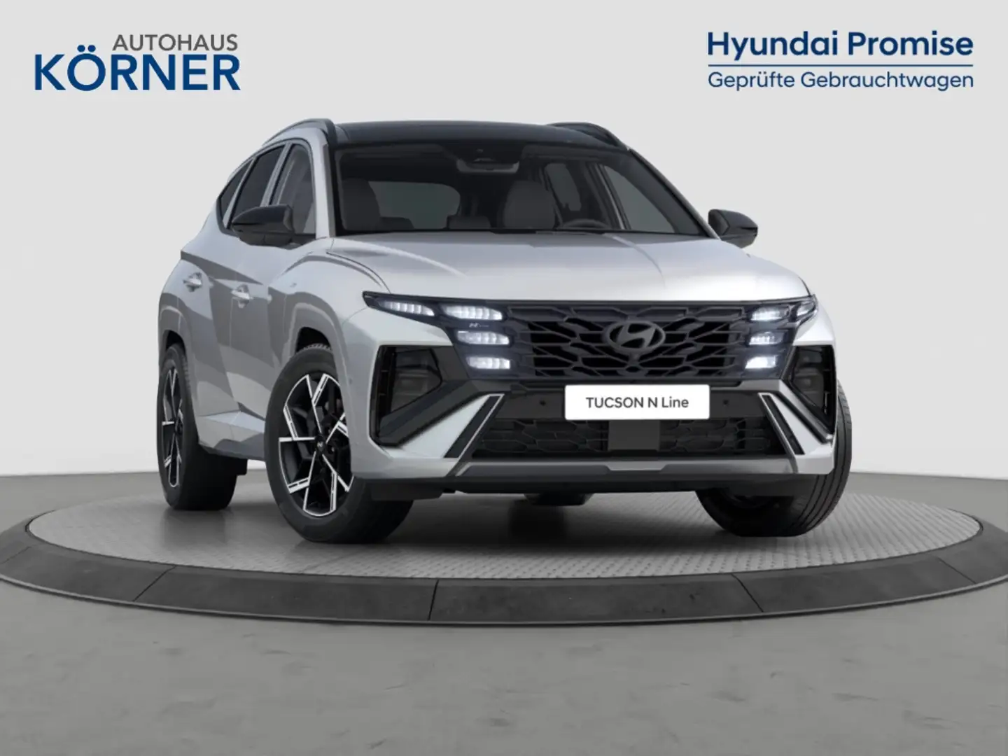 Hyundai TUCSON Hybrid N-LINE 1.6 T-GDi *PANO*SITZKLIMA*360°* Zilver - 1