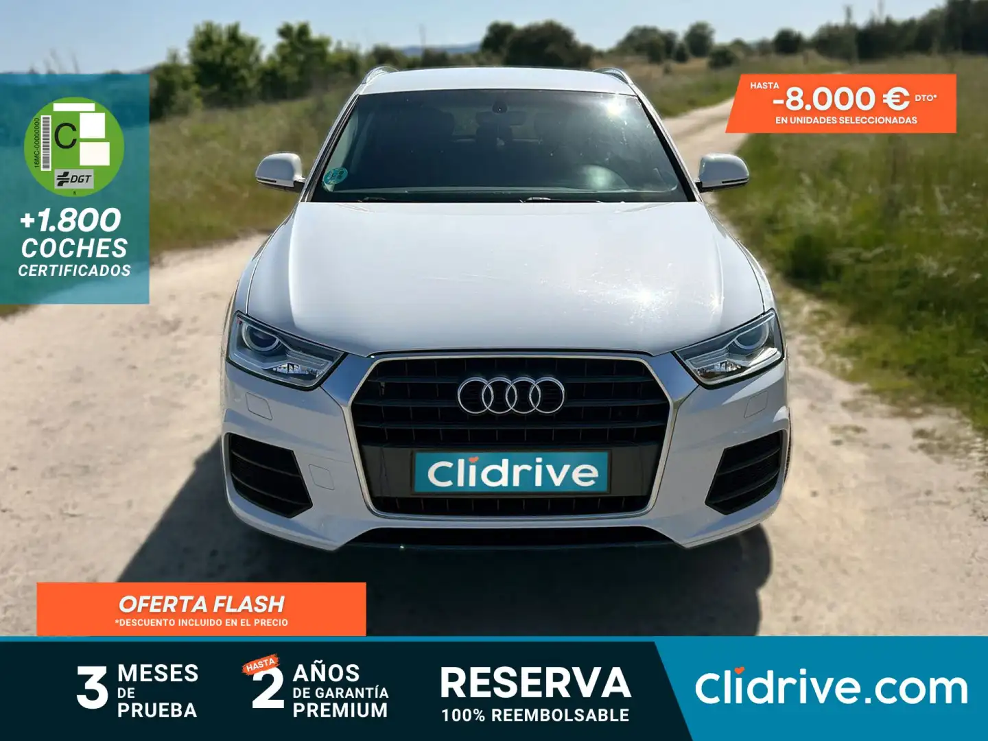 Audi Q3 2.0TDI Sport edition 110kW Blanco - 1