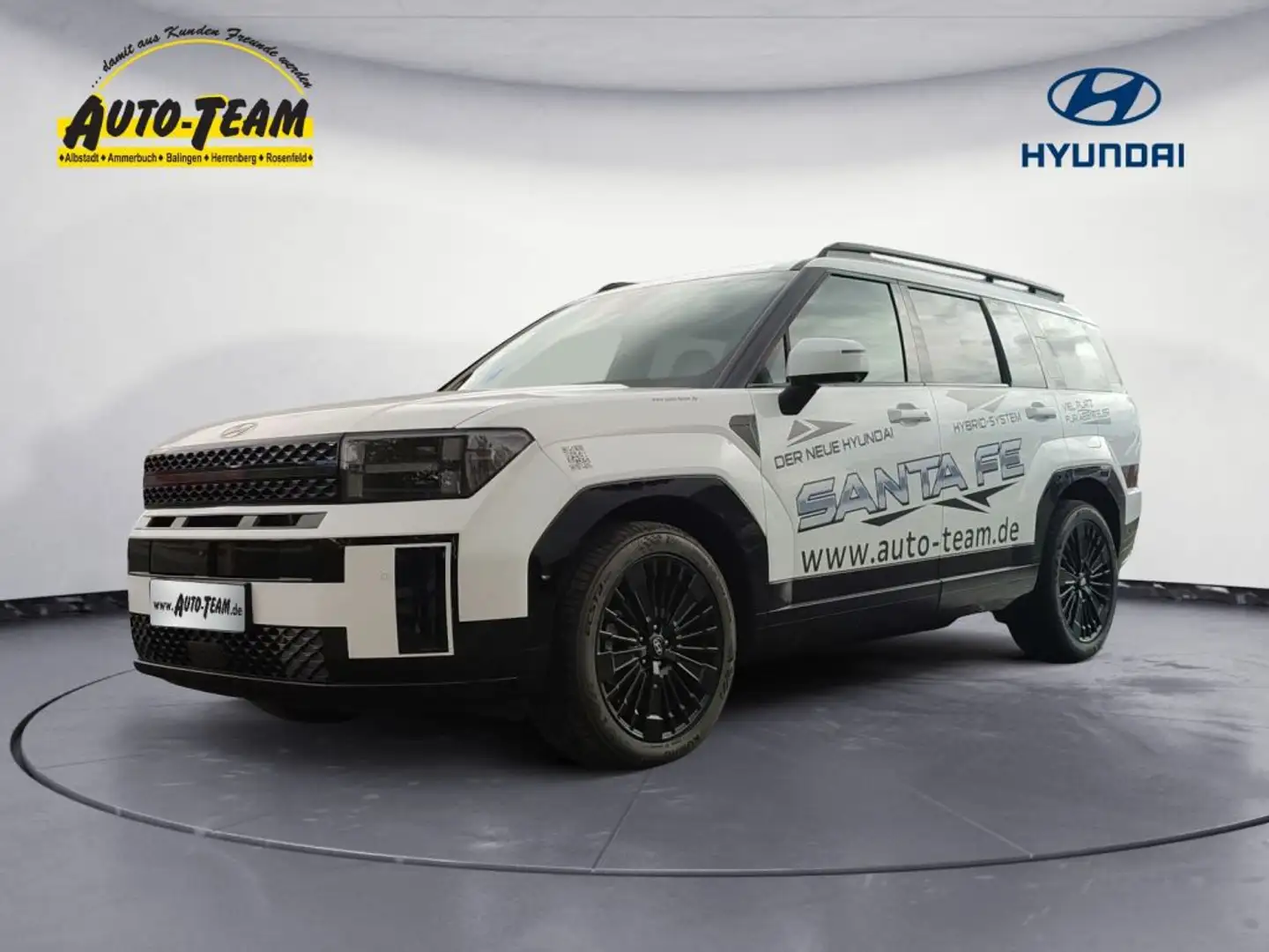 Hyundai SANTA FE 1.6 HEV 4WD Blackline (MX5) Weiß - 1