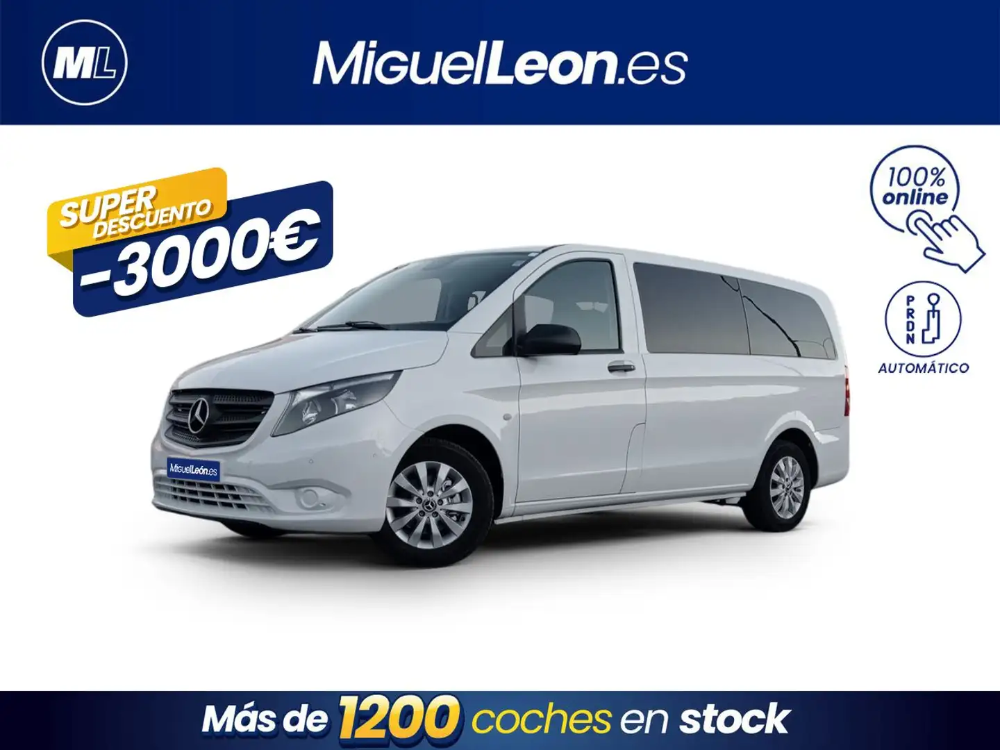 Mercedes-Benz Vito Tourer 114 CDI Select Larga 9G-Tronic Blanco - 1