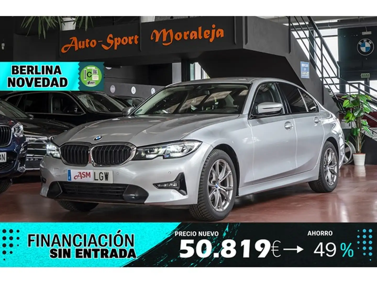 BMW 318 318d Plateado - 1