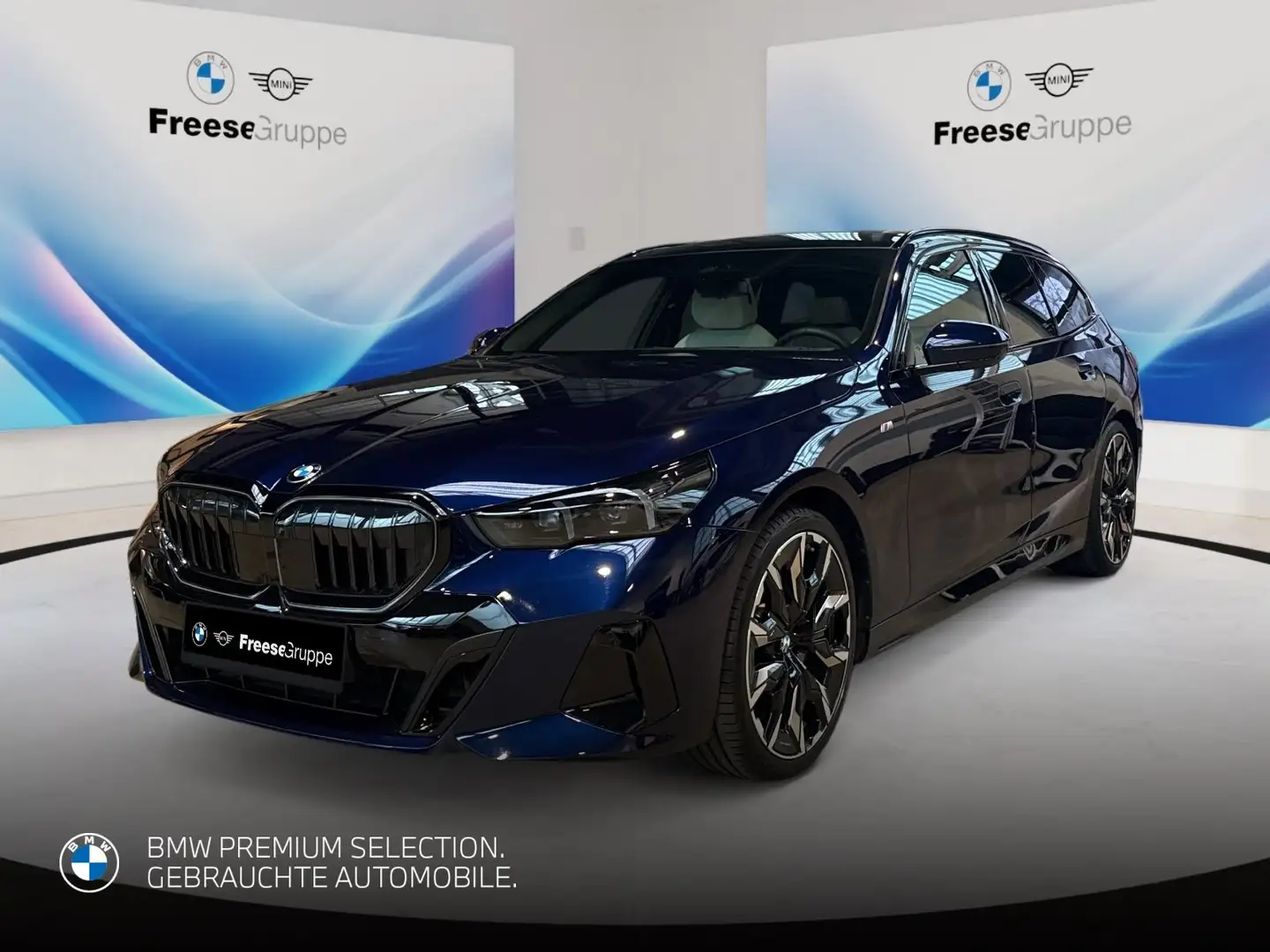 BMW 520 d xDrive Touring AHK 360° STANDHZ HEAD-UP RFK Blau - 1