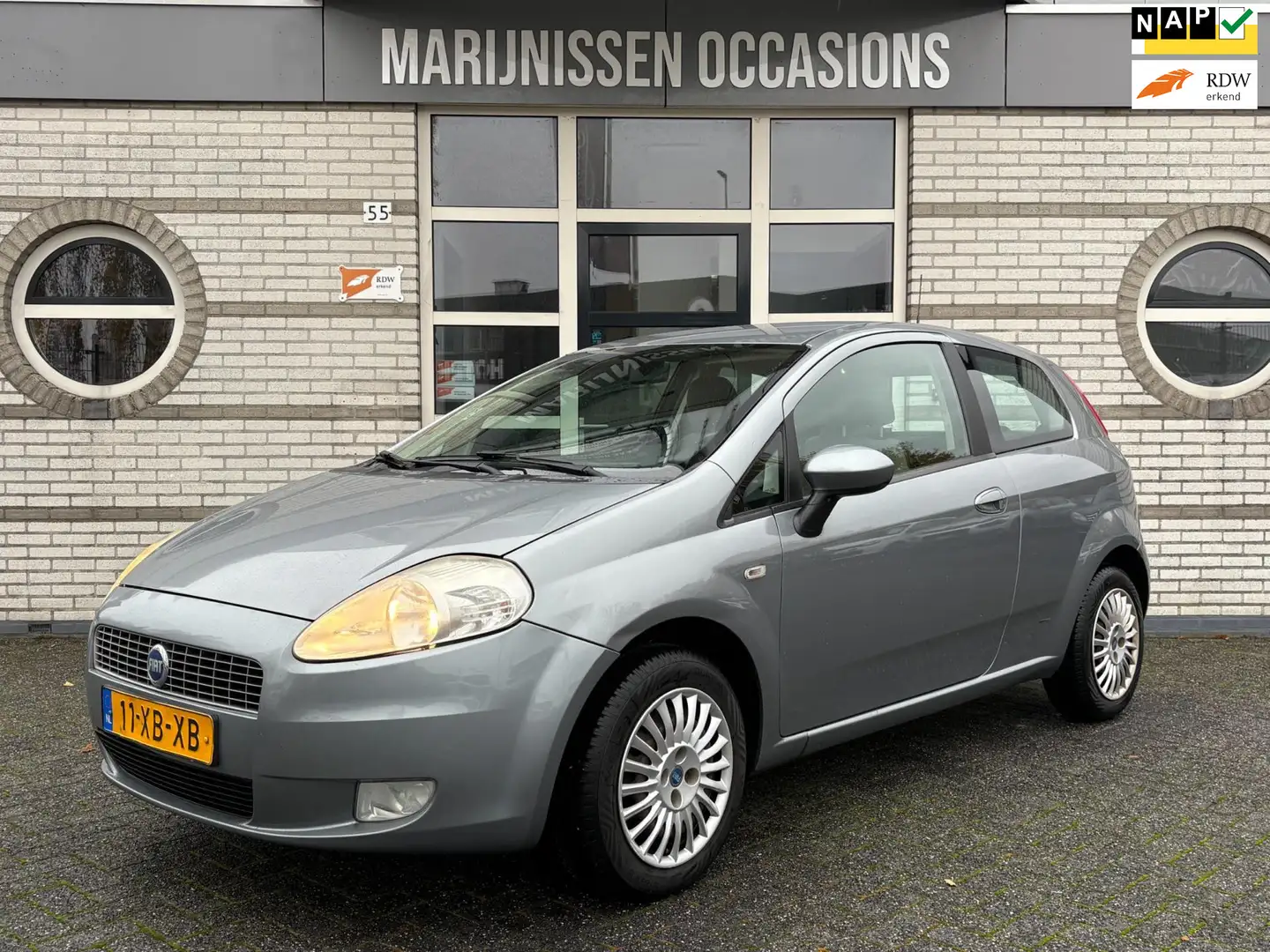 Fiat Grande Punto 1.4 Dynamic |Airco,ElekPkt| Org NL (NAP) Grigio - 1