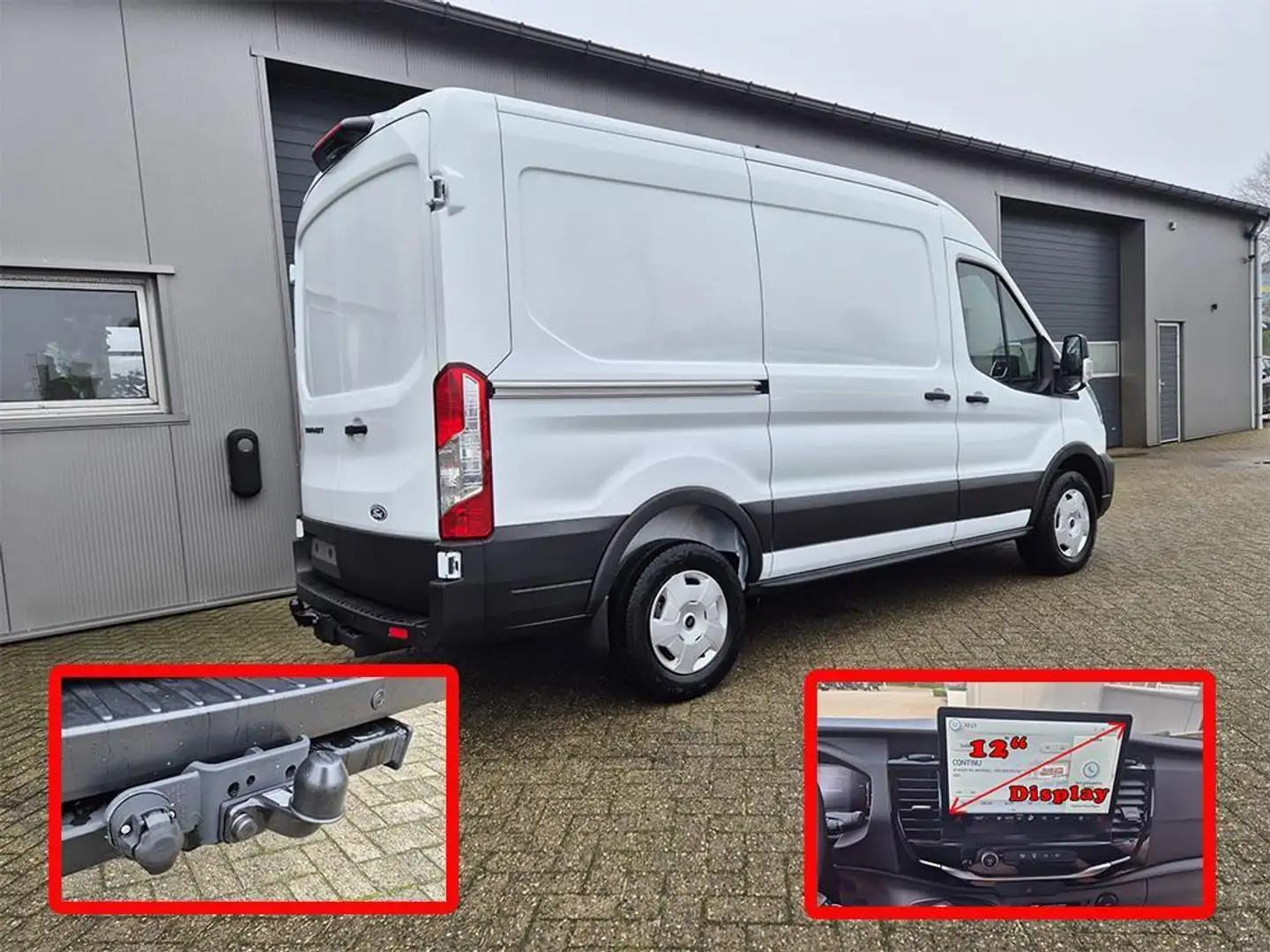 Ford Transit L2H2 2.0 EcoBlue 130PS Trend 3,5t 3-Sitzer AHK ... Weiß - 1