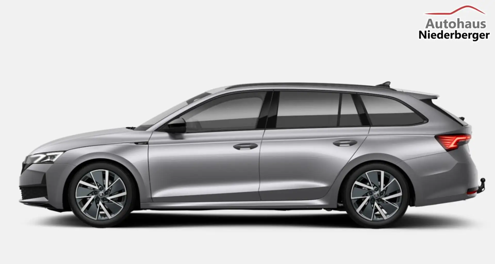 Skoda Octavia Combi Sportline TDI DSG Sportl Matrix AHK Nav 1... Silber - 2