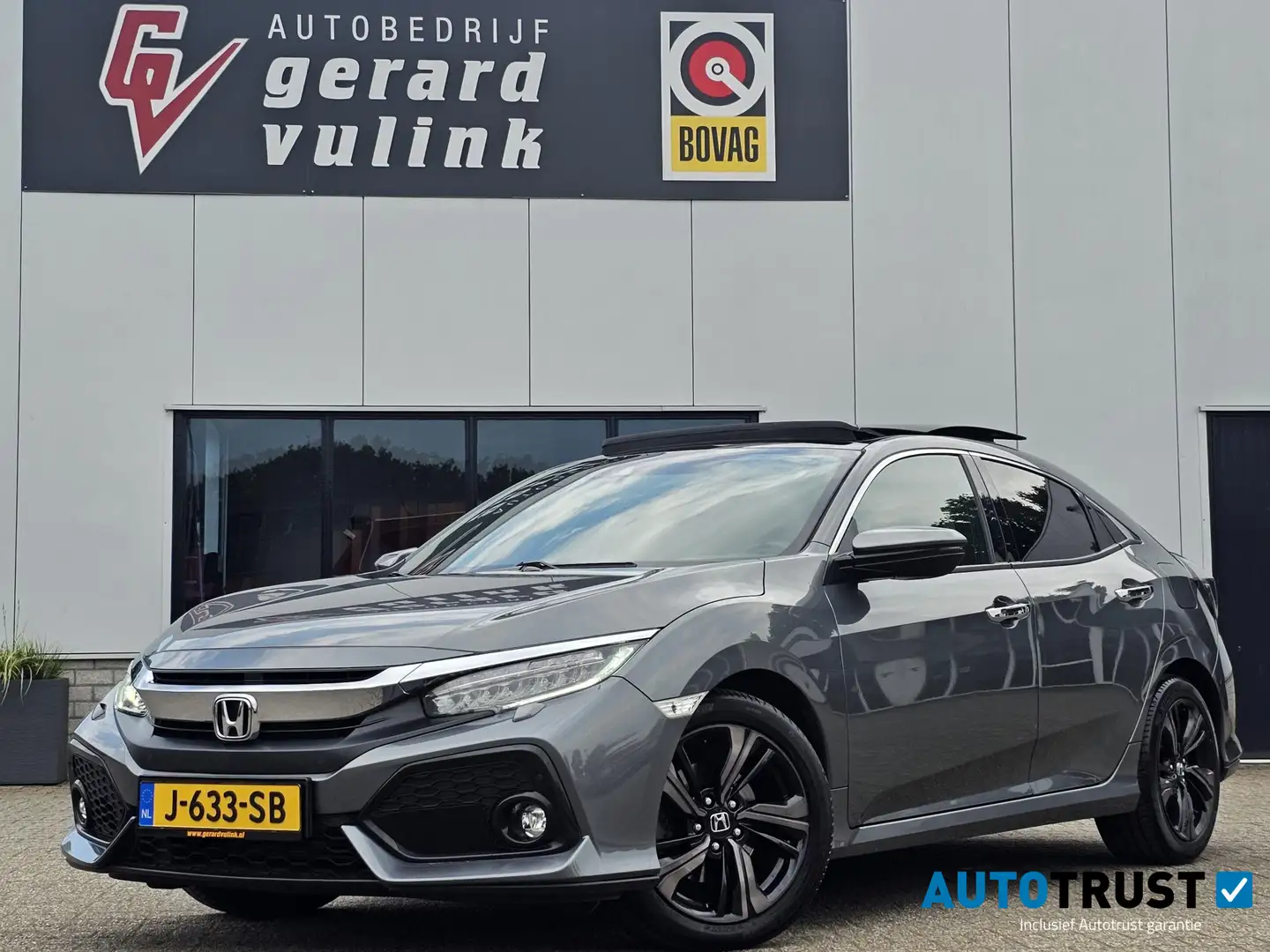 Honda Civic 1.5 i-VTEC Sport ADAPTIVE PANODAK FULL OPTION Grijs - 1