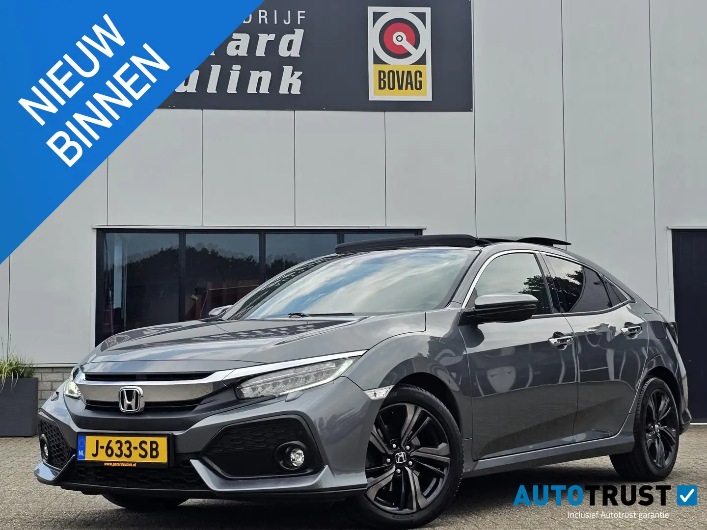 Honda Civic 1.5 i-VTEC Sport Plus ADAPTIVE PANODAK FULL OPTION Šedá - 1