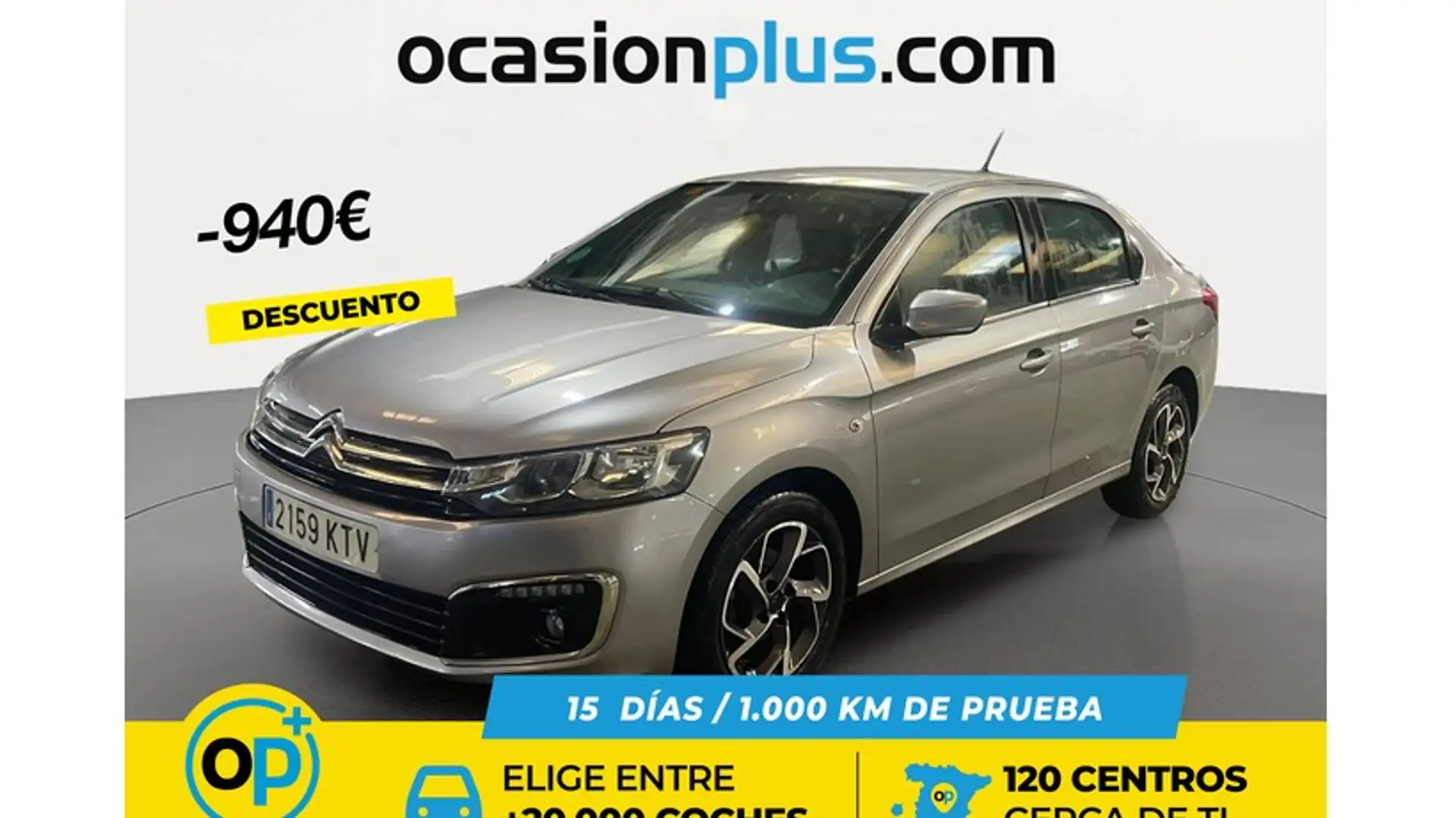 Citroen C-Elysée 1.2 PureTech Shine 82 Grau - 1