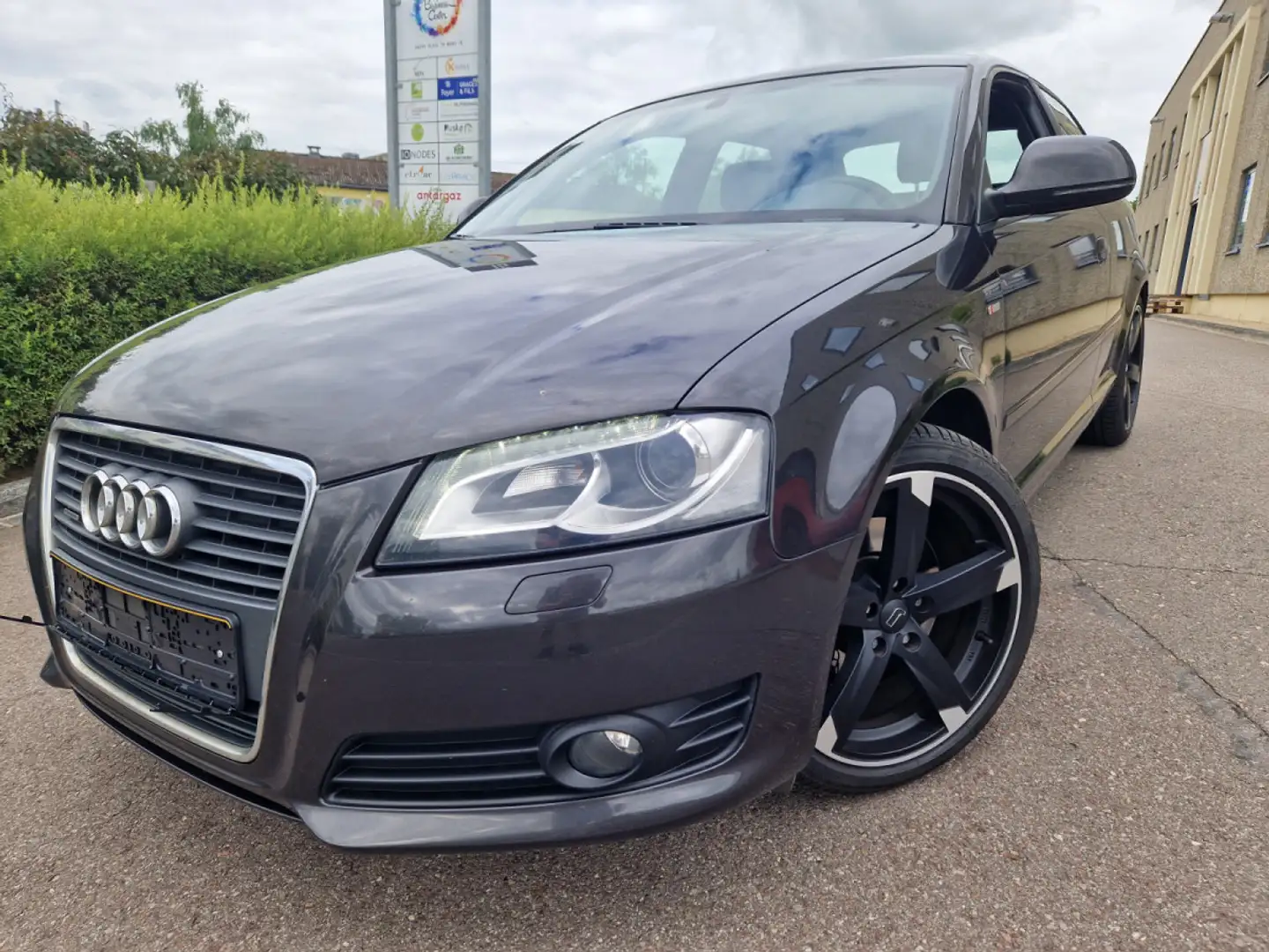 Audi A3 2.0 Tdi 140 CV S-Line Quattro Noir - 1