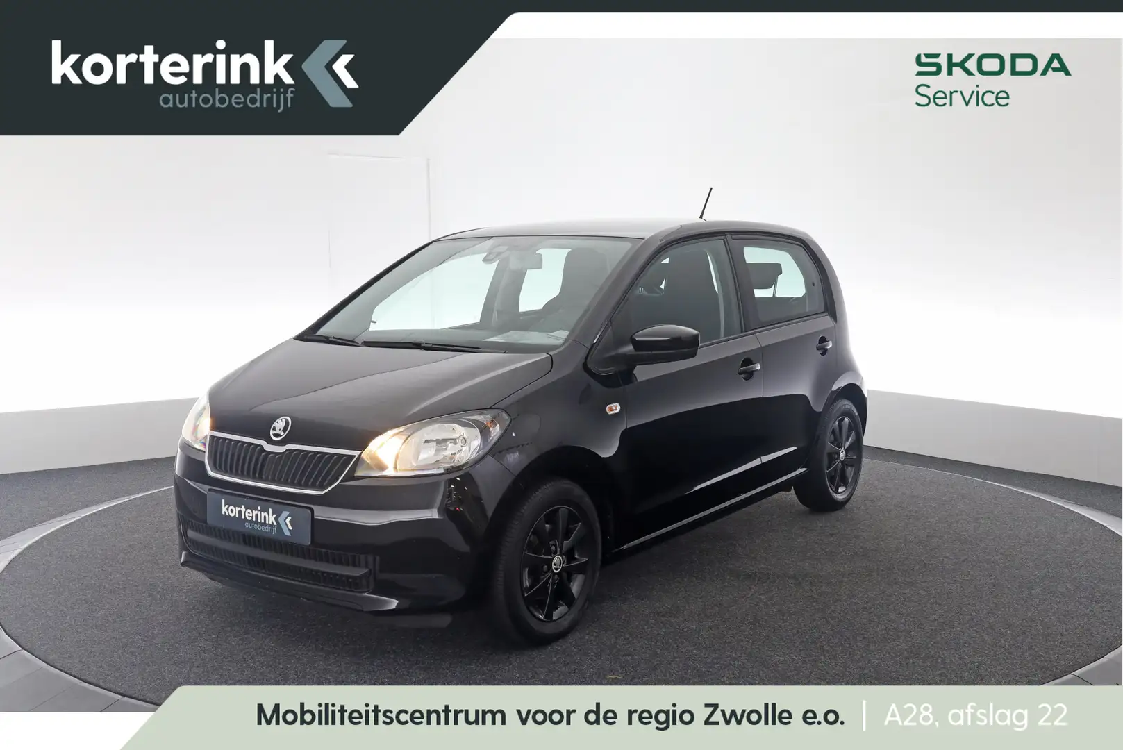 Skoda Citigo 1.0 Greentech Edition Zwart - 1