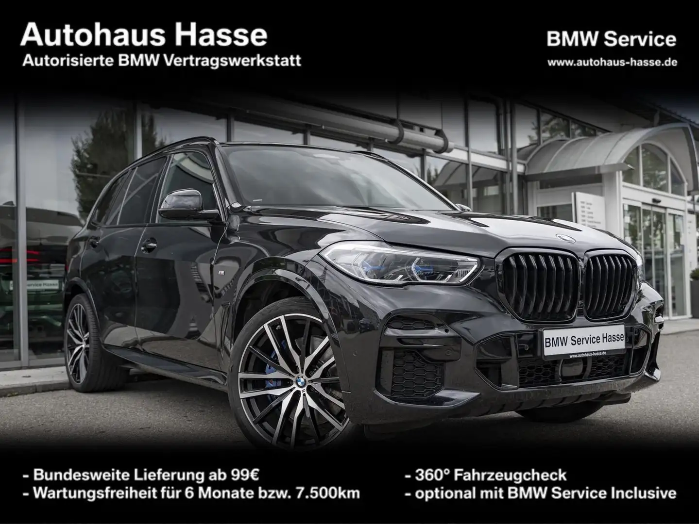 BMW X5 xDrive40d M-Sport 7-Sitz LASER LUFTFEDER StandHZ Schwarz - 1