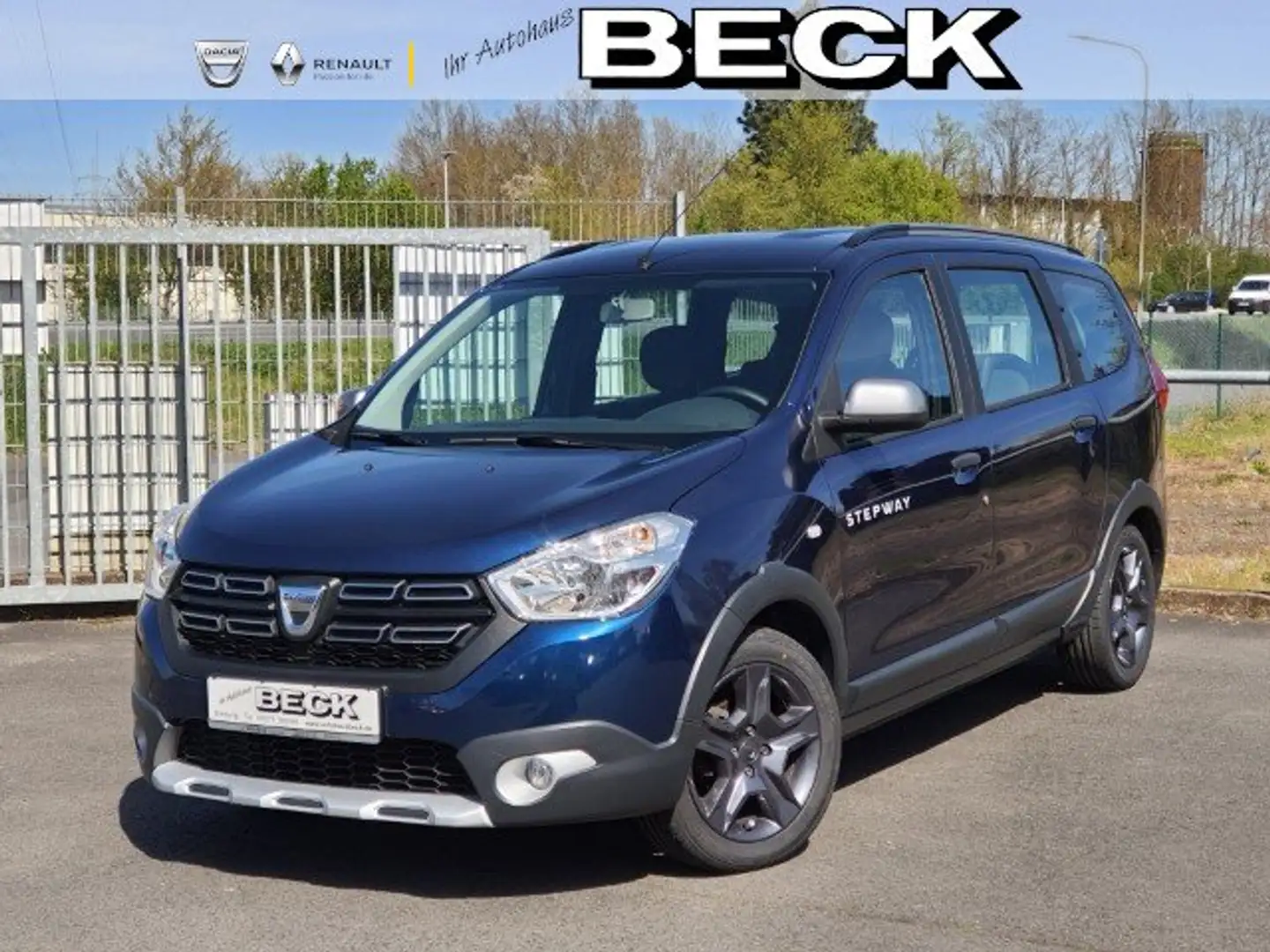 Dacia Lodgy Stepway SCe 100 | 7-Sitzer,AHK,Klima,BT,Rückfah Blau - 1