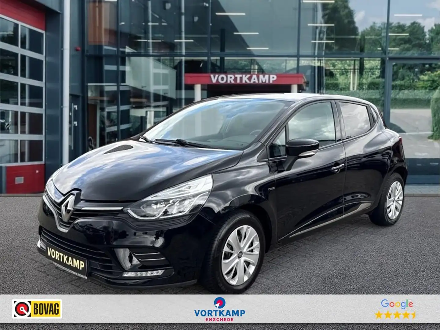 Renault Clio 1.2 TCE LIMITED Zwart - 1