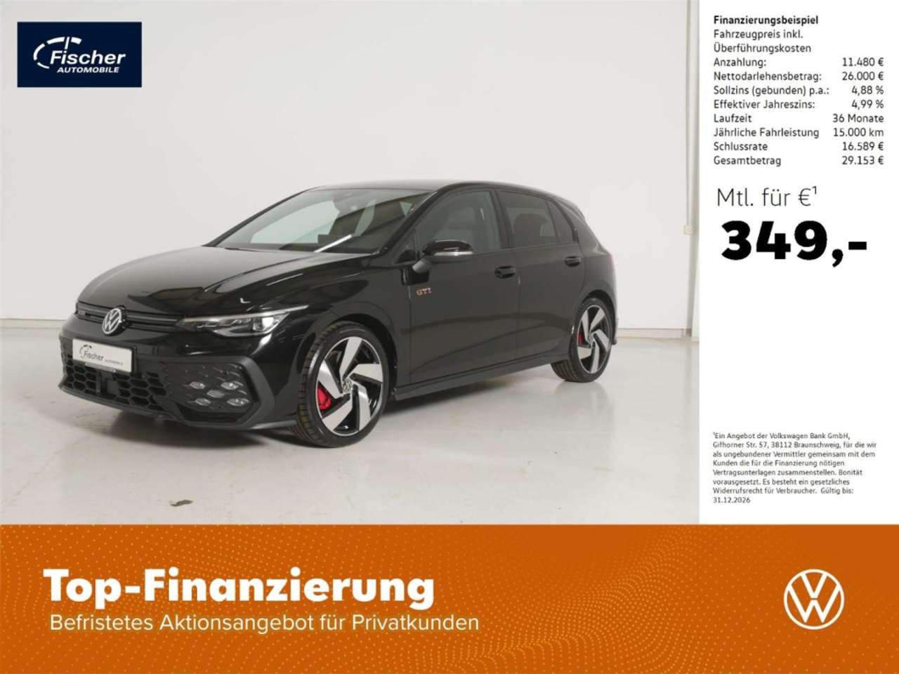 Volkswagen Golf GTI — Volkswagen Golf GTI 2.0 TSI Black Style DSG AHK/LED/NAV/HUD