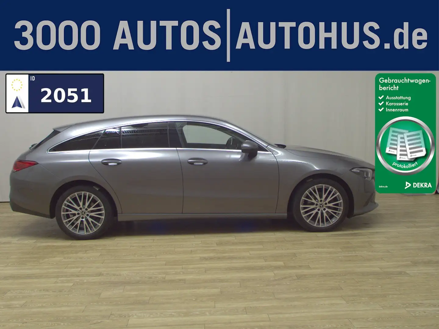 Mercedes-Benz CLA 180 SB Progressive T-Leder Navi LED RFK Shz Grau - 1