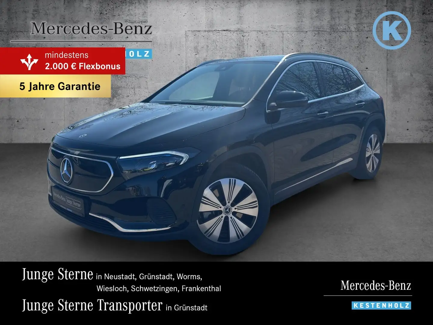 Mercedes-Benz EQA 250 EQA 250 PROGRESSIVE+KAMERA+EASYPACK+SPIEGEL+PDC Schwarz - 1