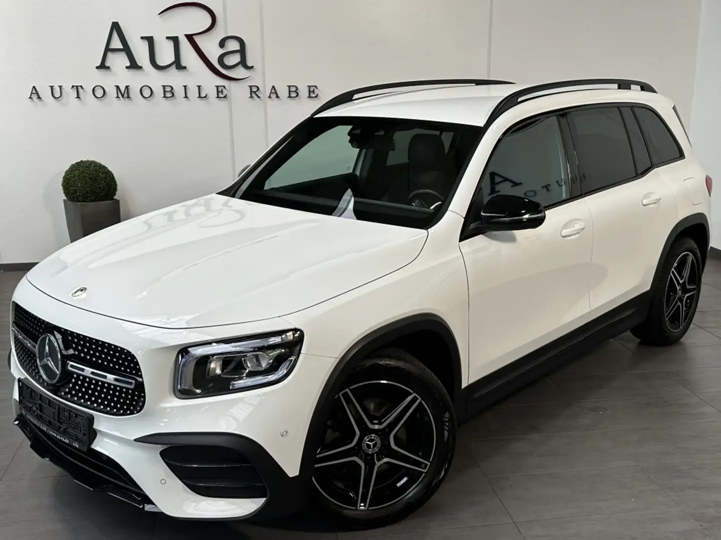 Mercedes-Benz GLB 200 AMG-Line NAV+LED+AHK+KAM+WIDE+19ZO+1HD Weiß - 2