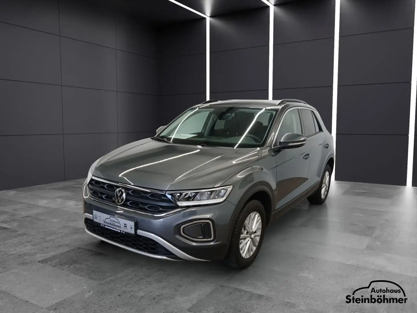 Volkswagen T-Roc Life 1.0TSI LED NAV SHZ AppCon ParkAssist Grau - 2
