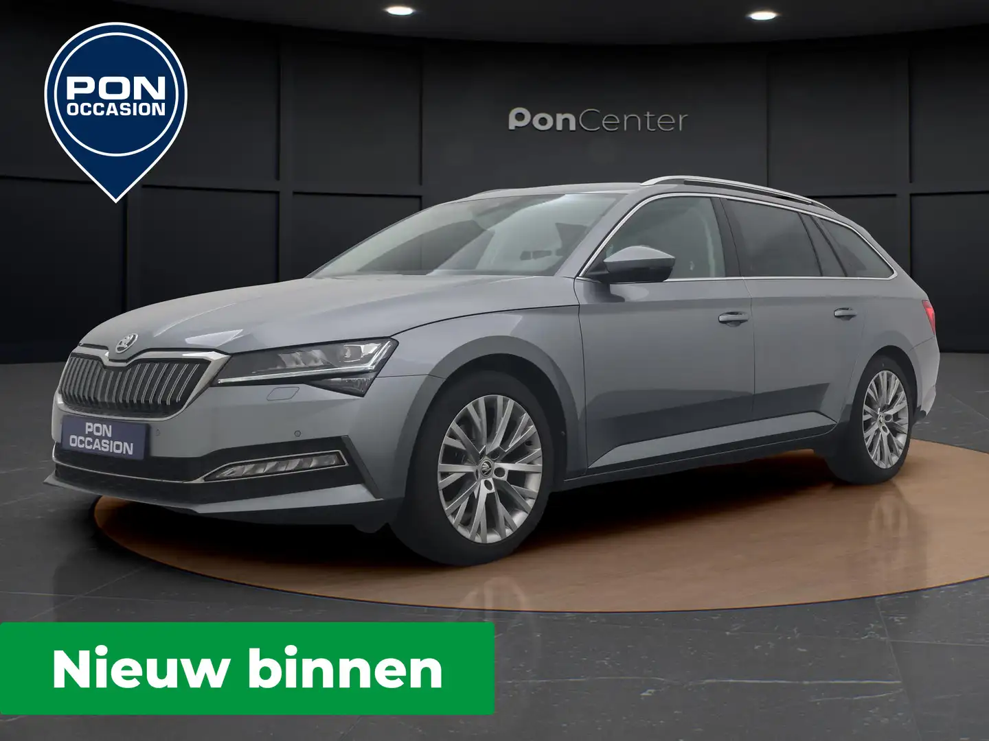 Skoda Superb Combi 1.4 TSI iV Business Edition Plus | NIEUW BIN Grijs - 1