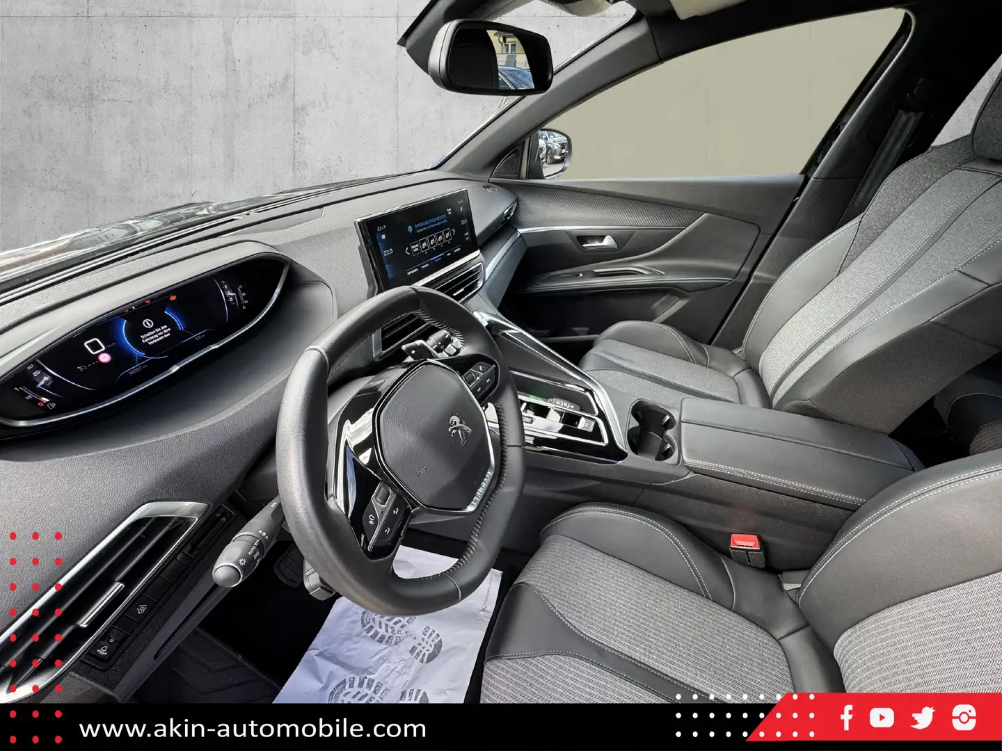 Peugeot 5008 NAVI/LED/LEDER/PDC/TEMP./ACC/7-Sitzer Schwarz - 2