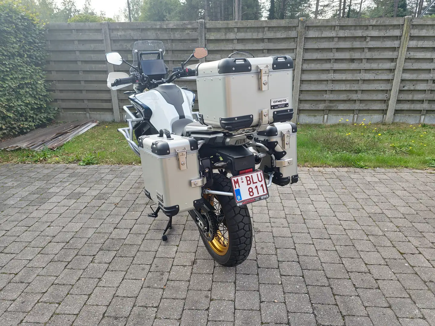 CFMOTO 800 MT Explore - 2024 - 3.288 km - kofferset + extras Fehér - 2