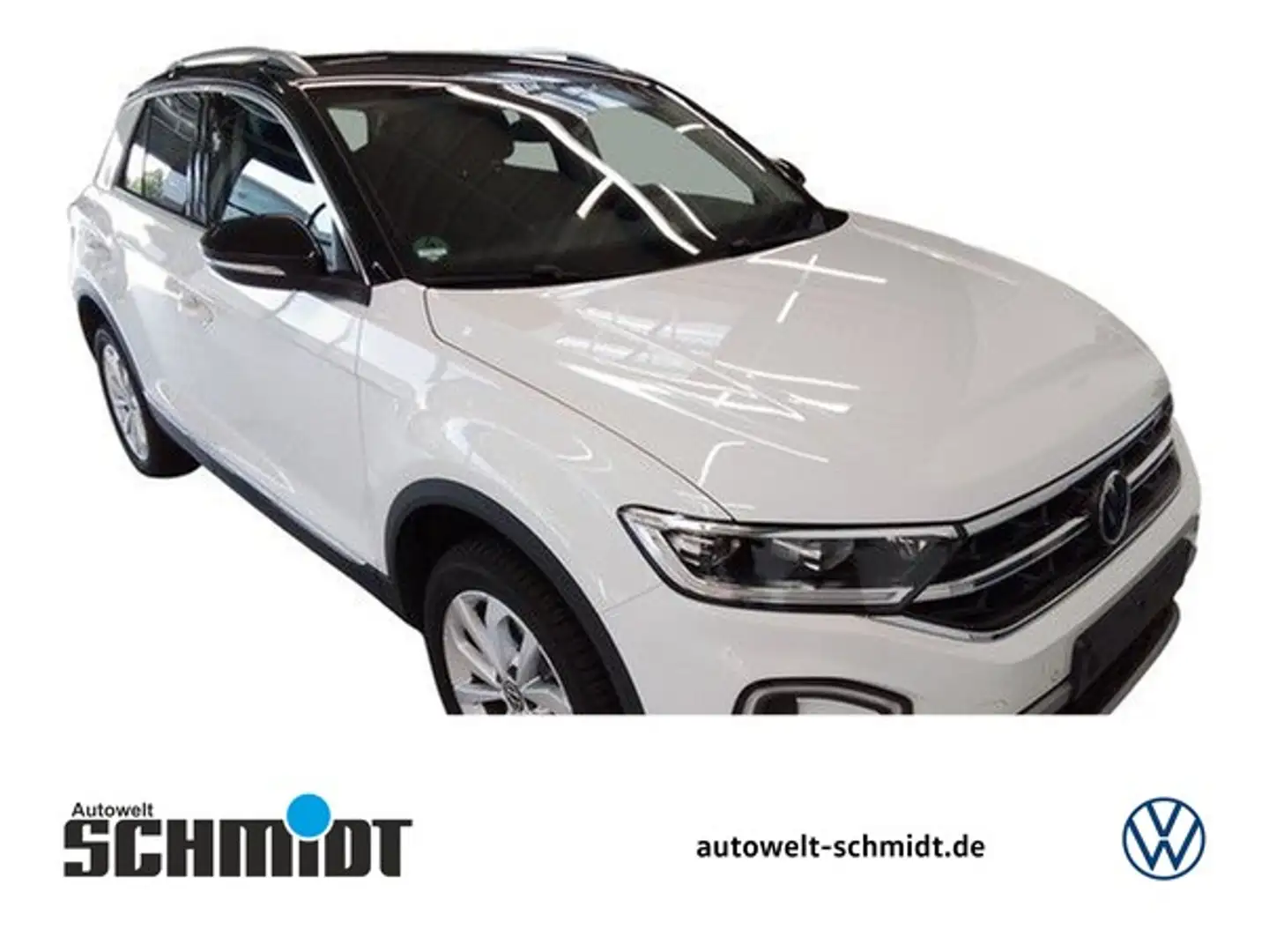 Volkswagen T-Roc 1.5TSi DSG Style AHK R-Kamera EasyOpen NaviMedi... Weiß - 1
