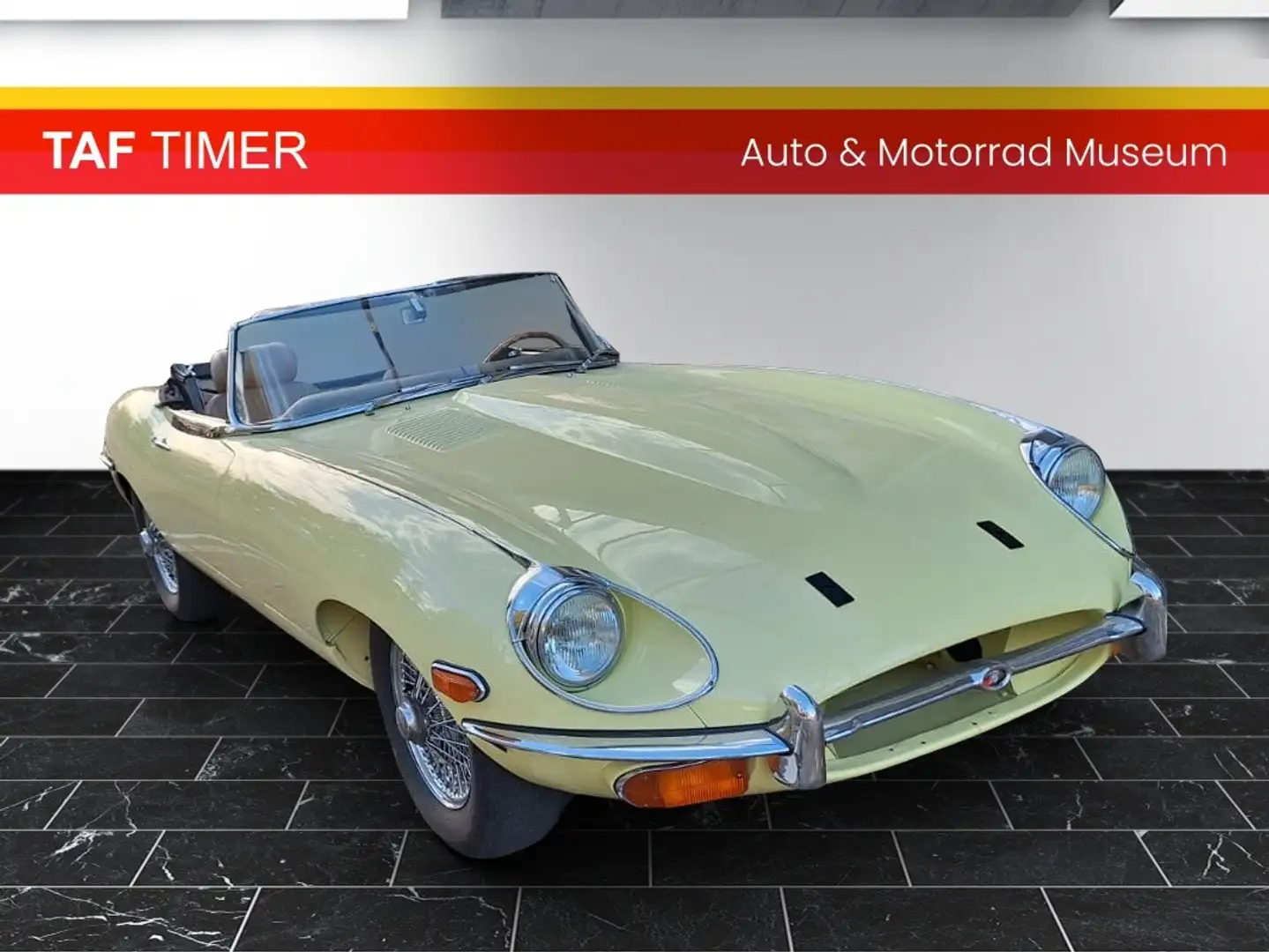 Jaguar E-Type 4,2L Roadster R6 Cabrio Beige - 1