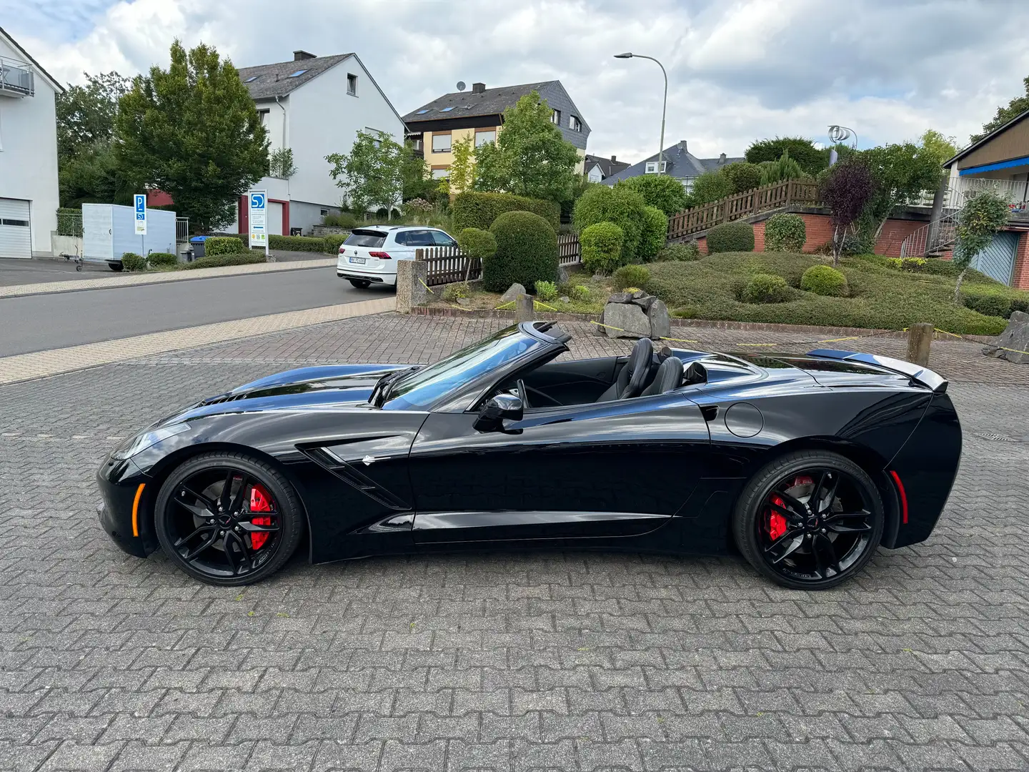 Corvette C7 Stingray Z51 3LT Cabriolet 6,2 V8*1.Hand*Bose*HUD Schwarz - 2