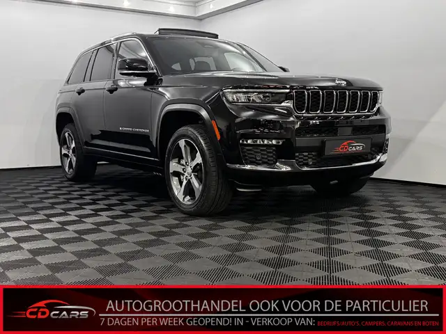 Jeep Grand Cherokee 2.0 Limited 4xe 380PK Pano, Leder, Camera, Stoelve