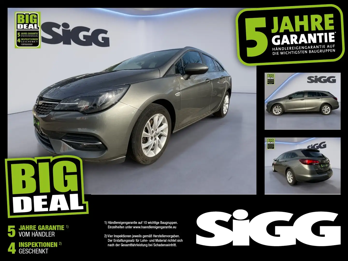 Opel Astra K ST 1.5 D Edition Klimaautomatik PDC Gris - 1