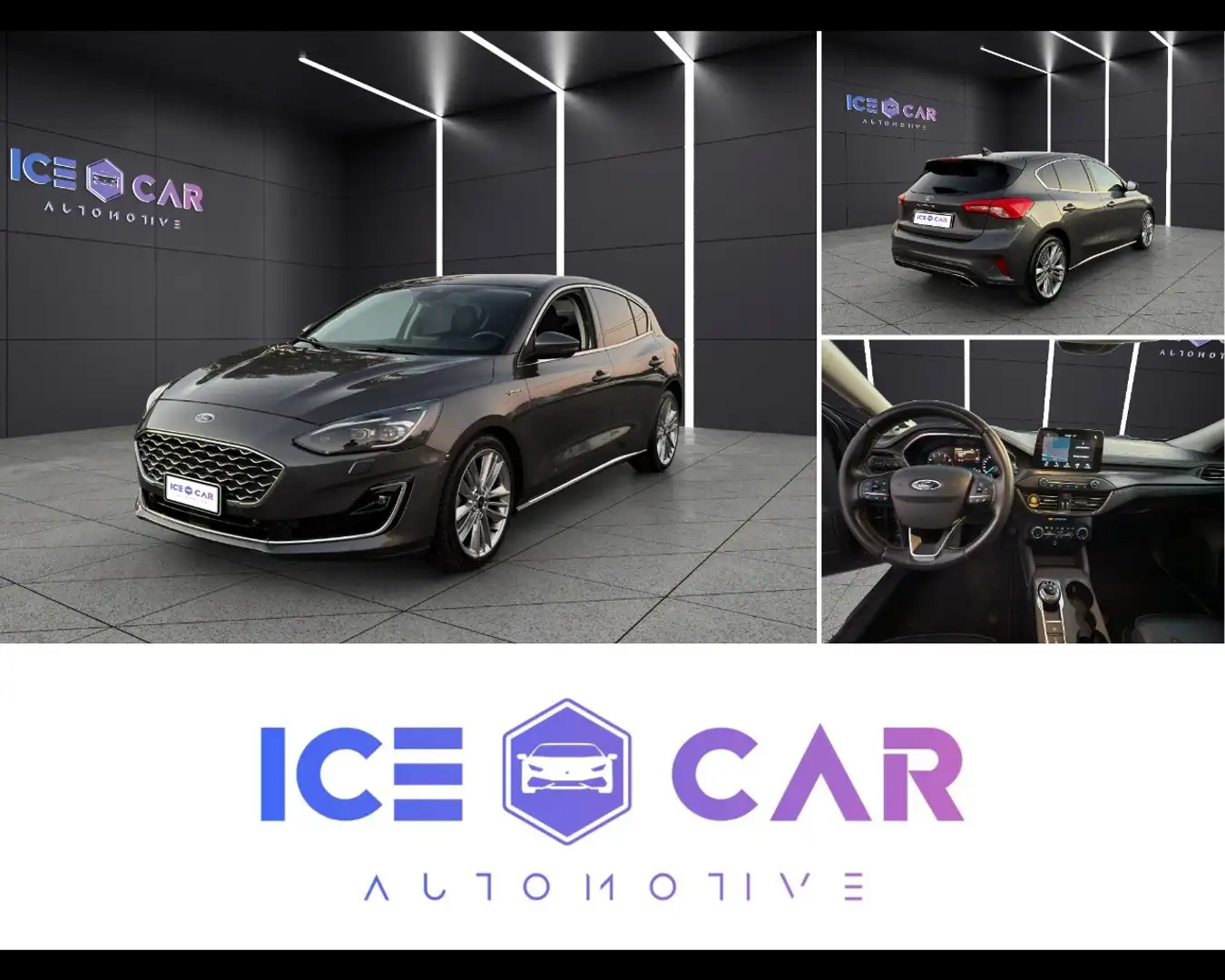 Ford Focus 4ª serie - Focus 1.0 EcoBoost 125 CV automatico 5p Grigio - 1