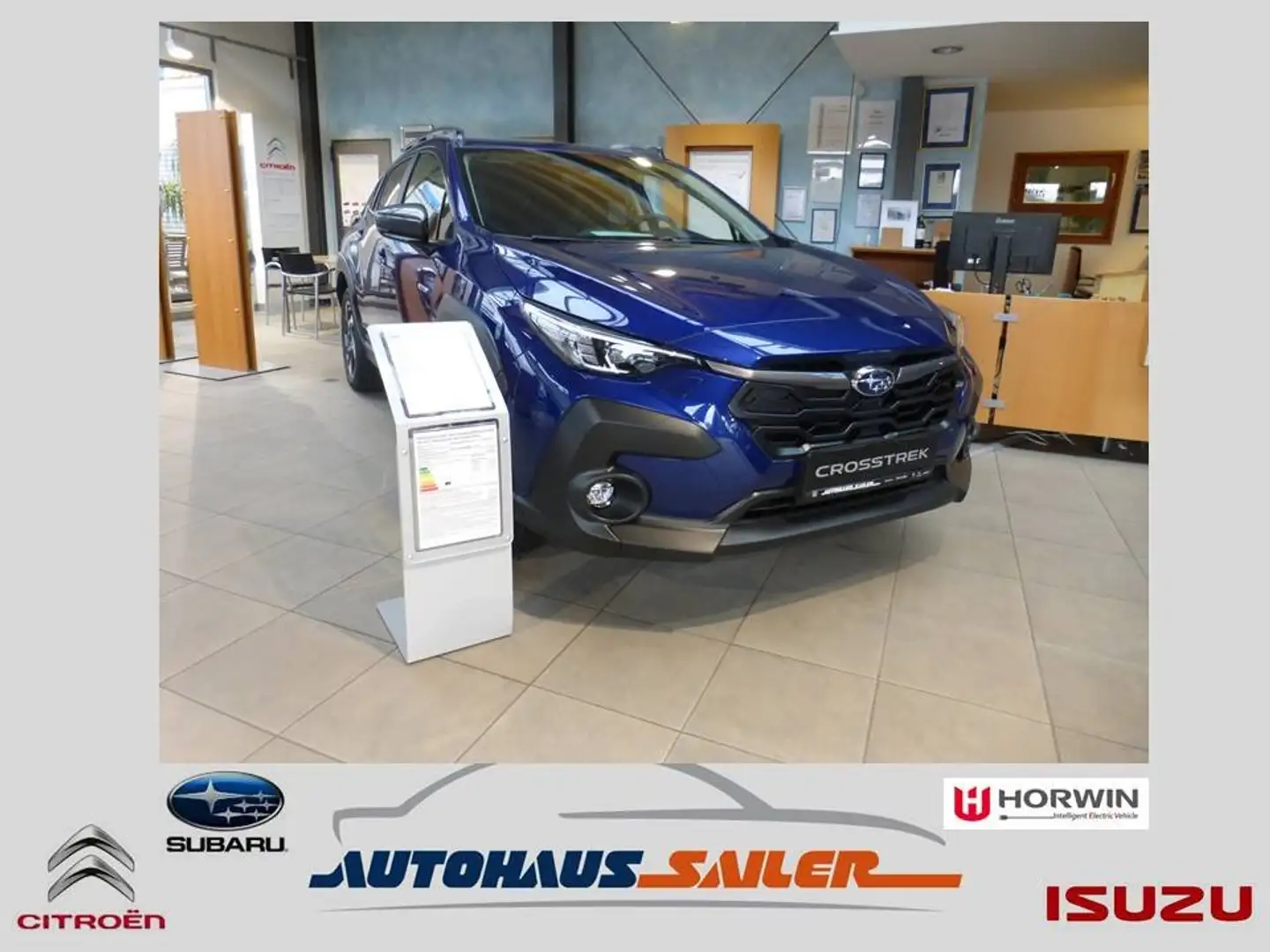Subaru Crosstrek 2.0ie e-BOXER Platinum Bleu - 1